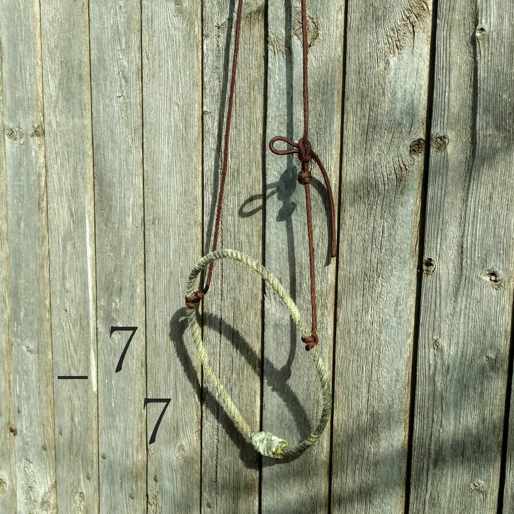 Handmade Round Nose Lariat Rope "Cowboy Cavesson" - Western Horse Training